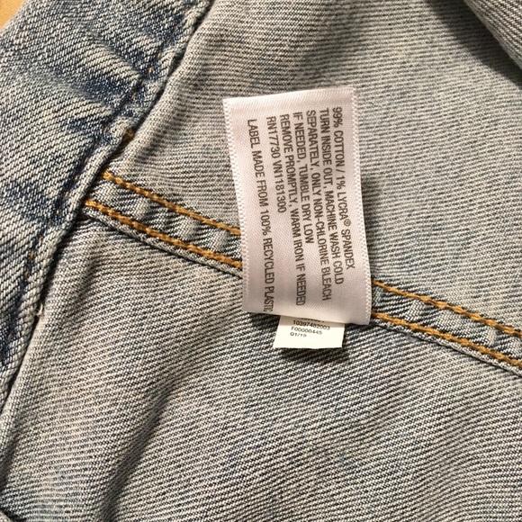 MERONA DENIM JEAN JACKET, SZ M - Picture 5 of 5